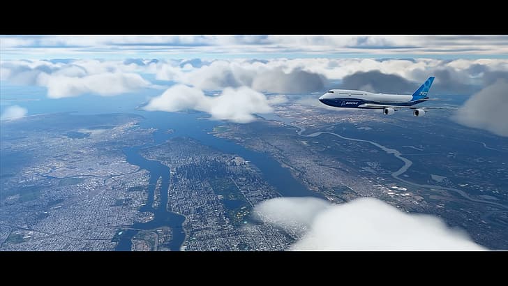 Boeing 747, Microsoft Flight Simulator