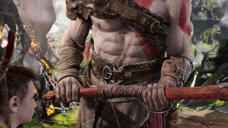 God of War, Kratos, video games, God of War (2018)
