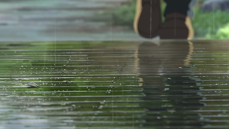 untitled, anime, The Garden of Words, Makoto Shinkai, low section, HD wallpaper