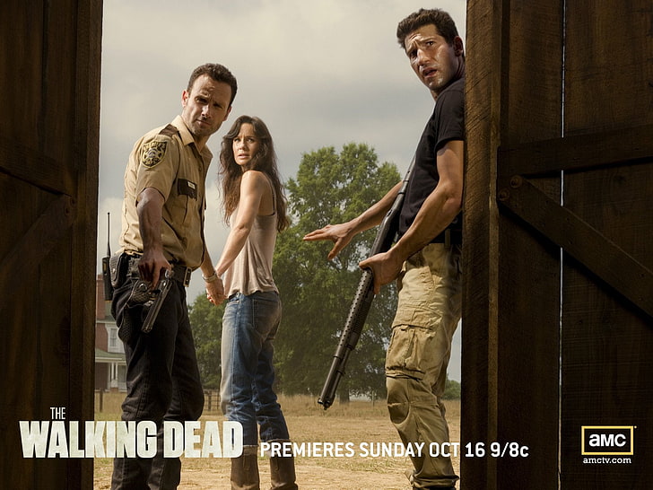 TV Show, The Walking Dead, Andrew Lincoln, Horror, Joh Bernthal, HD wallpaper