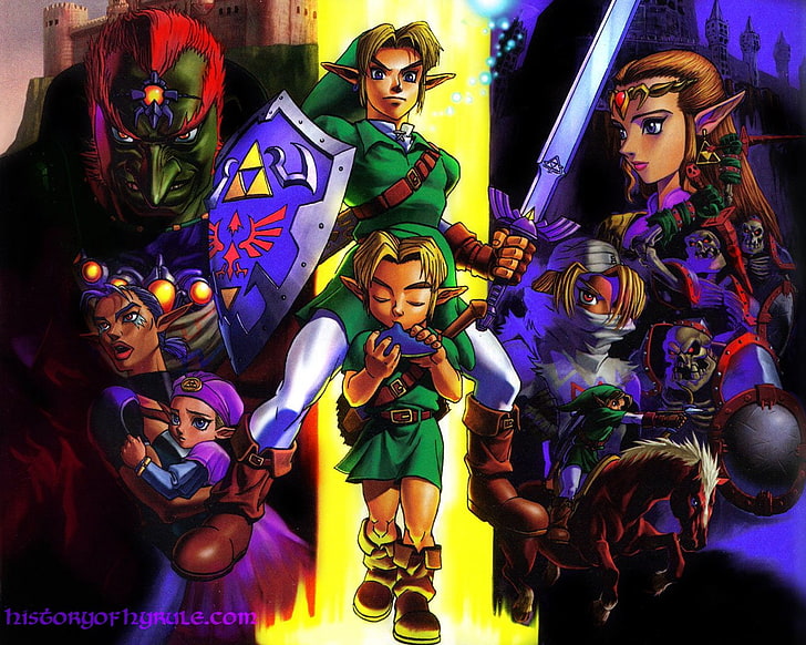 Zelda, The Legend Of Zelda: Ocarina Of Time, Ganondorf, Impa (The Legend Of Zelda)