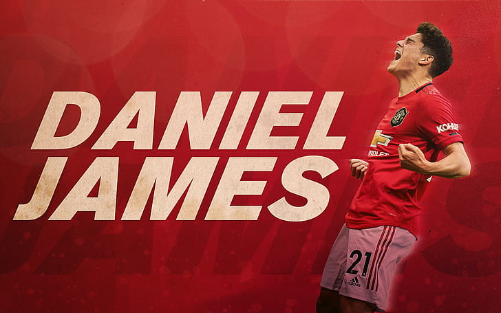 Daniel James, Manchester United, Football, soccer, Red devils, HD wallpaper