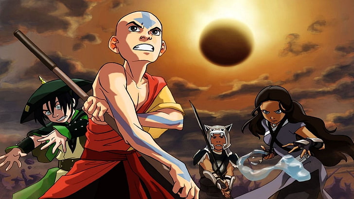 Avatar poster, Avatar: The Last Airbender, Aang, Toph Beifong