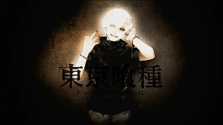 Download wallpaper 3840x2400 ken kaneki, tokyo ghoul, anime, dark