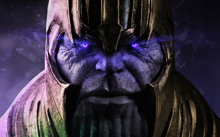 Thanos, artwork, 4k