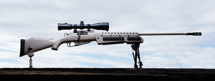 white sniper rifle, weapons, optics, Mosin, military, gun, no people, HD wallpaper