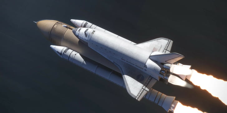 spaceship, Space Shuttle Endeavour, NASA, HD wallpaper