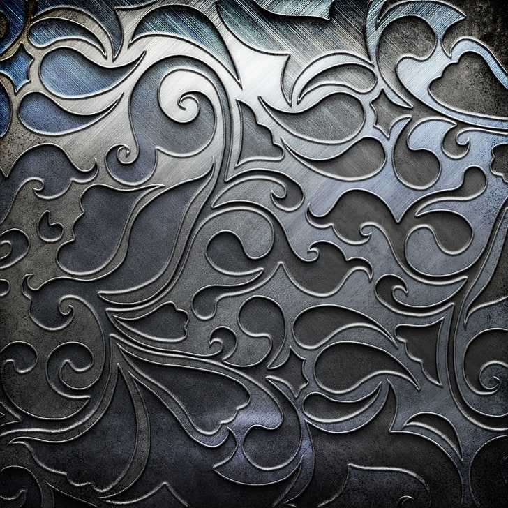 Silver Metal Texture Background