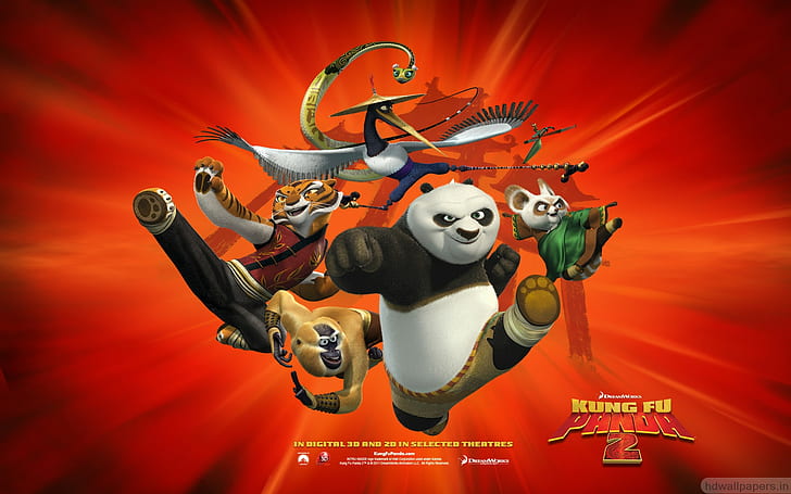 Movie Kung Fu Panda 2 HD, kung fu panda 2, movies, HD wallpaper