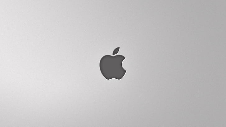 Minimal Apple Grey HD, HD wallpaper