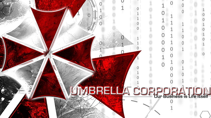 resident evil umbrella corp 1366x768  Video Games Resident Evil HD Art