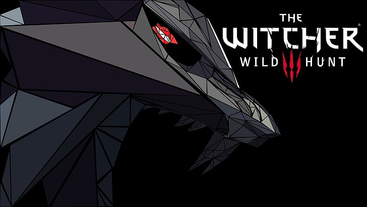 The Witcher Wild Hunt illustration, the witcher 3, art, vector