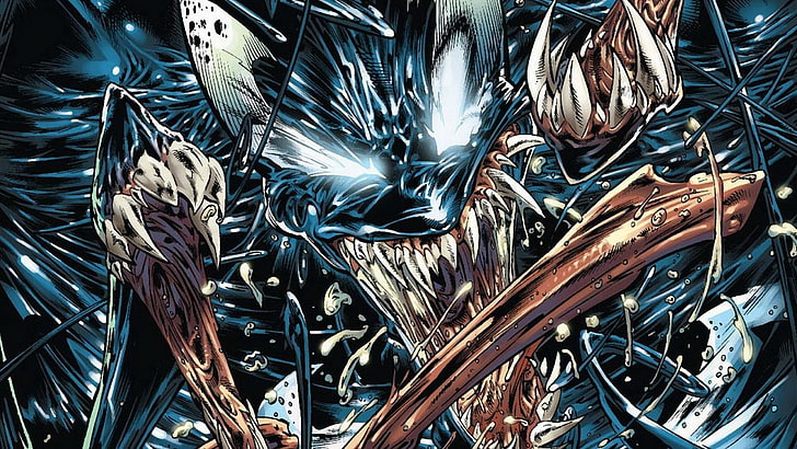Marvel Venom wallpaper, digital art, artwork, fantasy art, comics