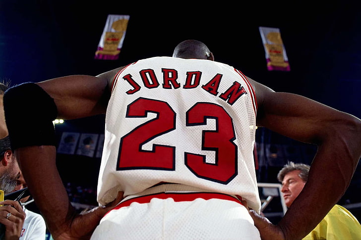 Michael Jordan, nba, basketball, jersey, logo, sport, competitive Sport, HD wallpaper