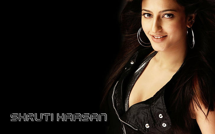 actress, babe, bollywood, hassan, indian, model, shruti, singer, HD wallpaper