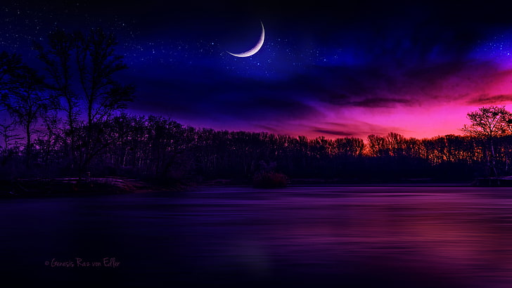 Alex Skolnick on Tech. Beautiful moon, Scenery, Nature graphy, Blue  Moonlight HD phone wallpaper | Pxfuel