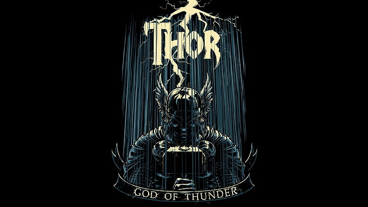 Thor God of Thunder digital wallpaper, The Avengers, Marvel Comics, HD wallpaper
