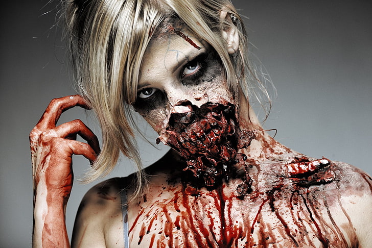 HD wallpaper: Dark, Zombie, Blood, Creepy | Wallpaper Flare