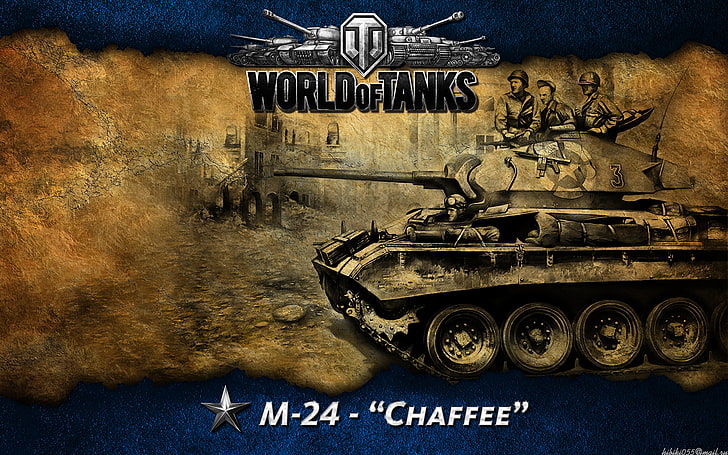 World of Tanks M-24 Chaffee wallpaper, WoT, light tank, M24 Chaffee HD wallpaper