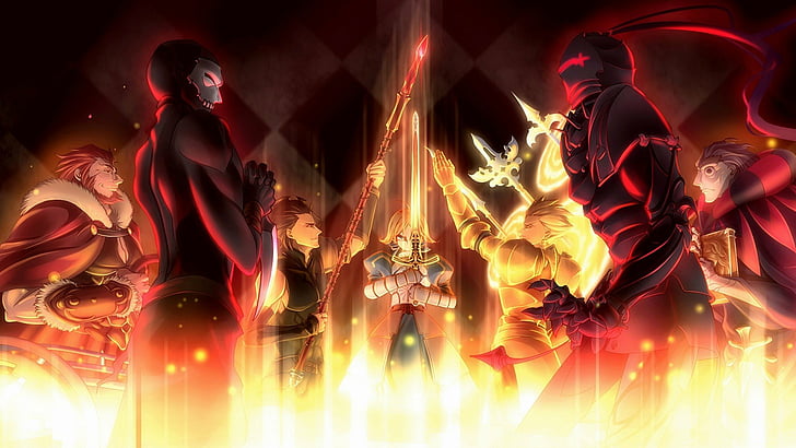 Fate Series, Fate/Zero, Archer (Fate/Zero), Assassin (Fate/Zero), HD wallpaper