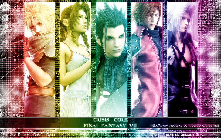 Final Fantasy 7 wallpaper, Crisis Core: Final Fantasy VII, Aerith Gainsborough, HD wallpaper