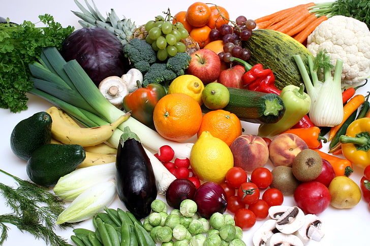 pile of vegetables, much, variety, tasty, food, broccoli, freshness
