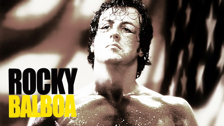 movies, Rocky Balboa, Rocky (movie), Sylvester Stallone, one person, HD wallpaper