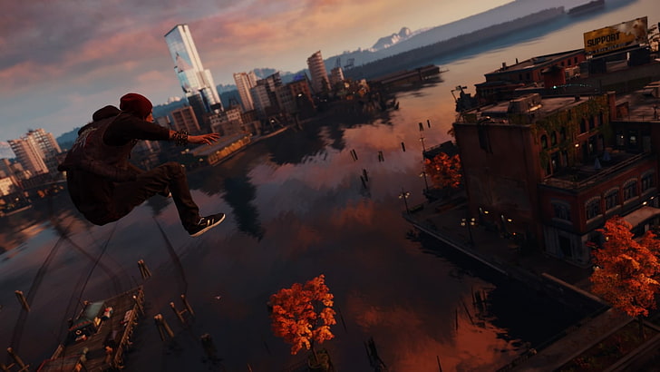 infamous second son hd wallpaper