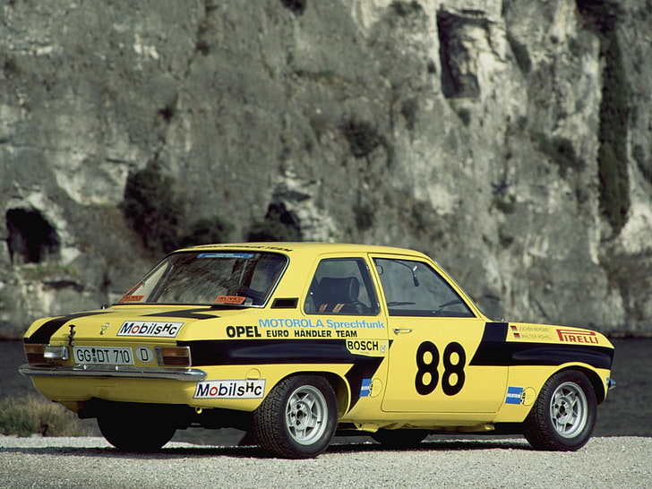 1973 75, ascona, opel, race, racing, rally, s r, version a, HD wallpaper