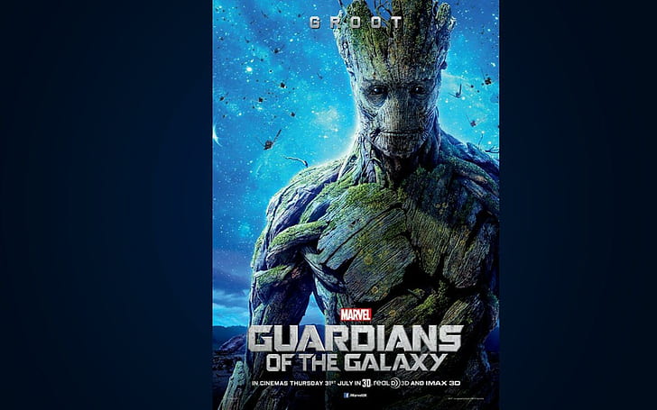 Guardians of The Galaxy - Groot, marvel guardian of the galaxy groot poster, HD wallpaper