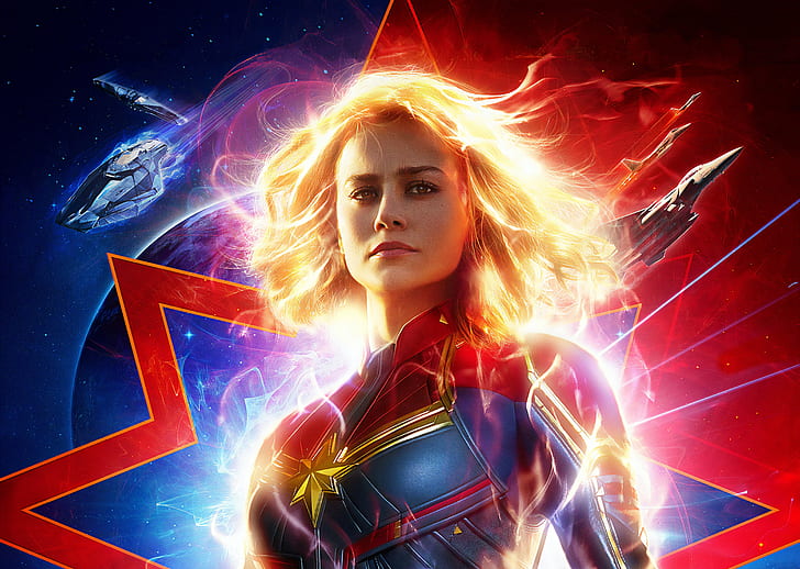 Movie, Captain Marvel, Brie Larson, HD wallpaper