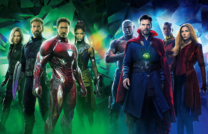 Movie, Avengers: Infinity War, Benedict Cumberbatch, Black Widow, HD wallpaper