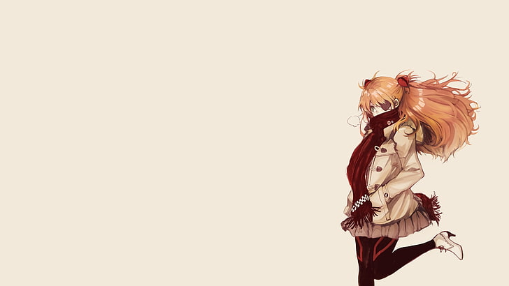 long-haired female anime character graphic wallpaper, Asuka Langley Soryu, HD wallpaper