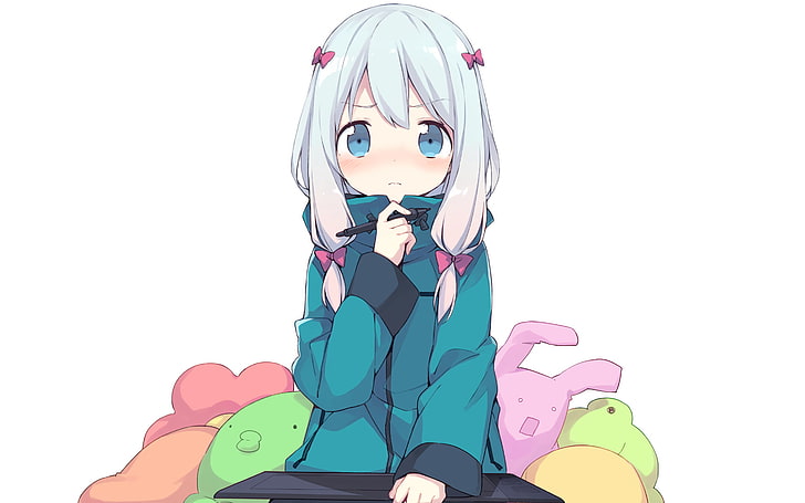 Loli with White Hair and Blue Eyes - wide 8