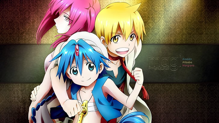 Anime, Magi: The Labyrinth Of Magic, Aladdin (Magi), Alibaba Saluja, HD wallpaper