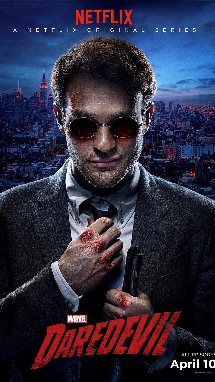 Daredevil 2015, Netflix Marvel Daredevil poster, Movies, Hollywood Movies
