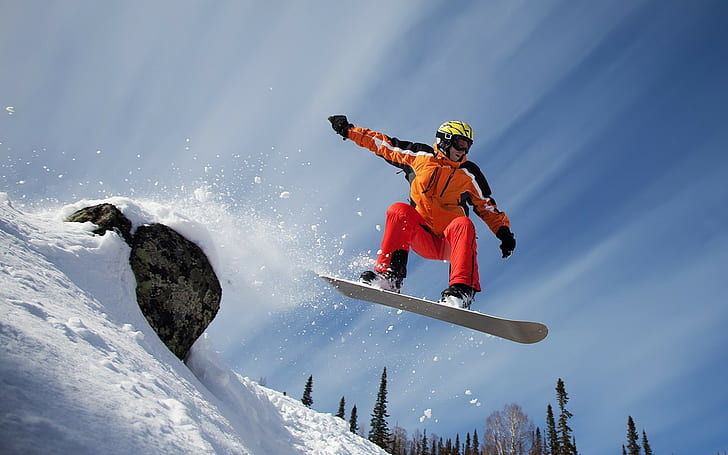 sports, snowboarding, HD wallpaper