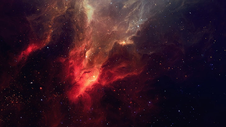 Hd Wallpaper Galaxy Wallpaper Nebula Space Red Astronomy