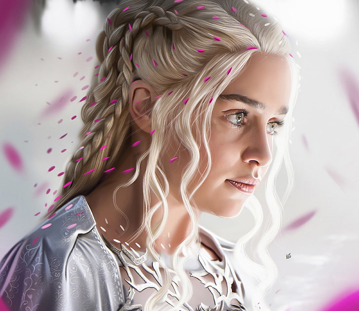 4K, Emilia Clarke, Daenerys Targaryen, HD wallpaper