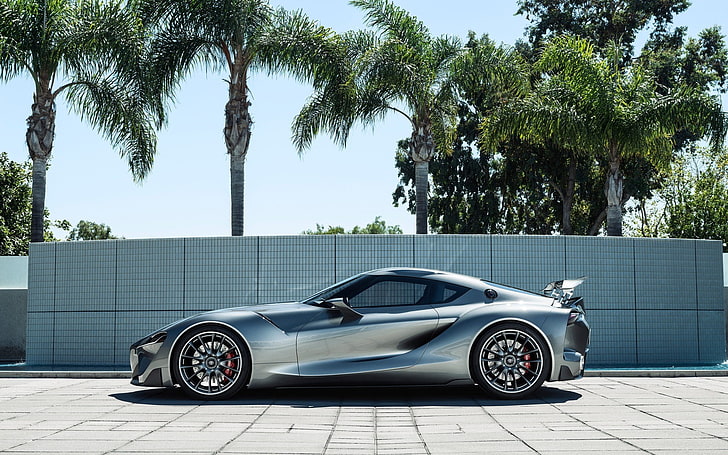 Toyota, Toyota FT-1, concept cars, tree, mode of transportation