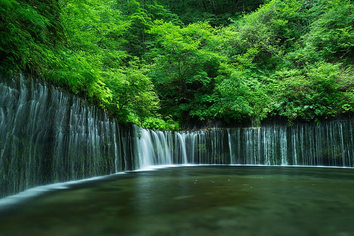 HD wallpaper: Waterfalls, Greenery, Nature | Wallpaper Flare