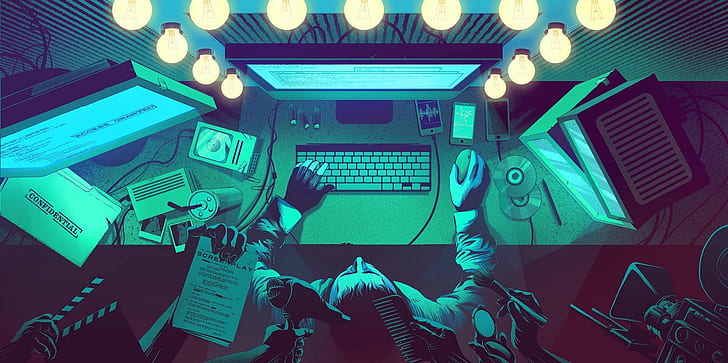 anarchy, computer, hack, hacker, hacking, internet, poster, HD wallpaper