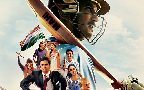HD wallpaper:  Dhoni The Untold Story Movie, Movies, Bollywood Movies,  2016 | Wallpaper Flare