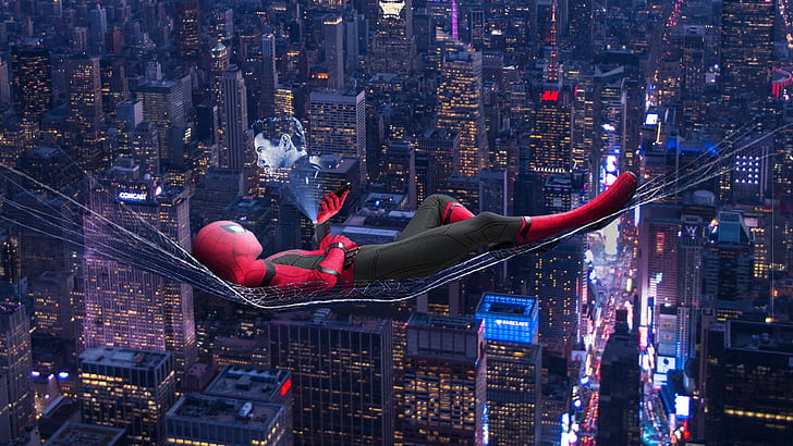 Spider-Man, Spider-Man: Far From Home, Tony Stark, HD wallpaper
