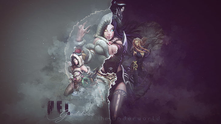 Smite, moba, mmorpg, thigh-highs, adult, sea, young adult, women
