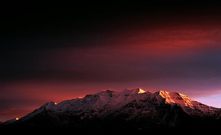 Sunrise - Mount Timpanogos, Mt. Everest, United States, Utah, HD wallpaper