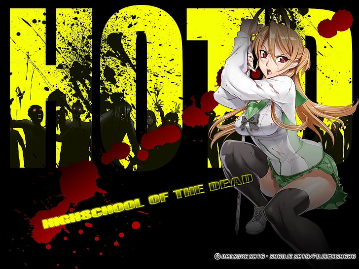 HD wallpaper: Anime, Highschool Of The Dead | Wallpaper Flare