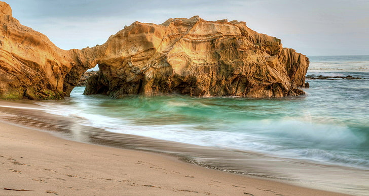 USA Beach Scenery Corona Del Mar California 4K Wallpaper iPhone HD Phone  #4080f