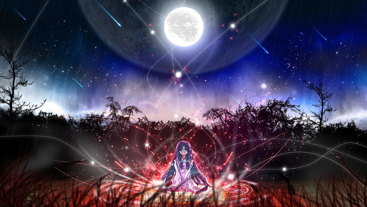 16++ Outer Space Anime Wallpaper - Baka Wallpaper