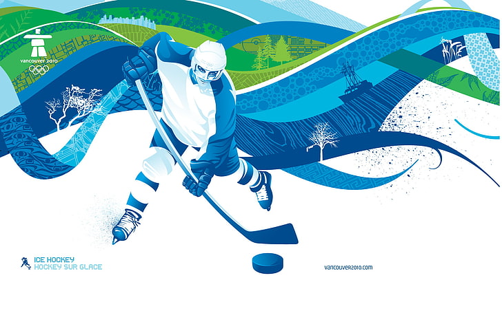 ice hockey player wallpaper, Vancouver, Olympics 2010, full length, HD wallpaper